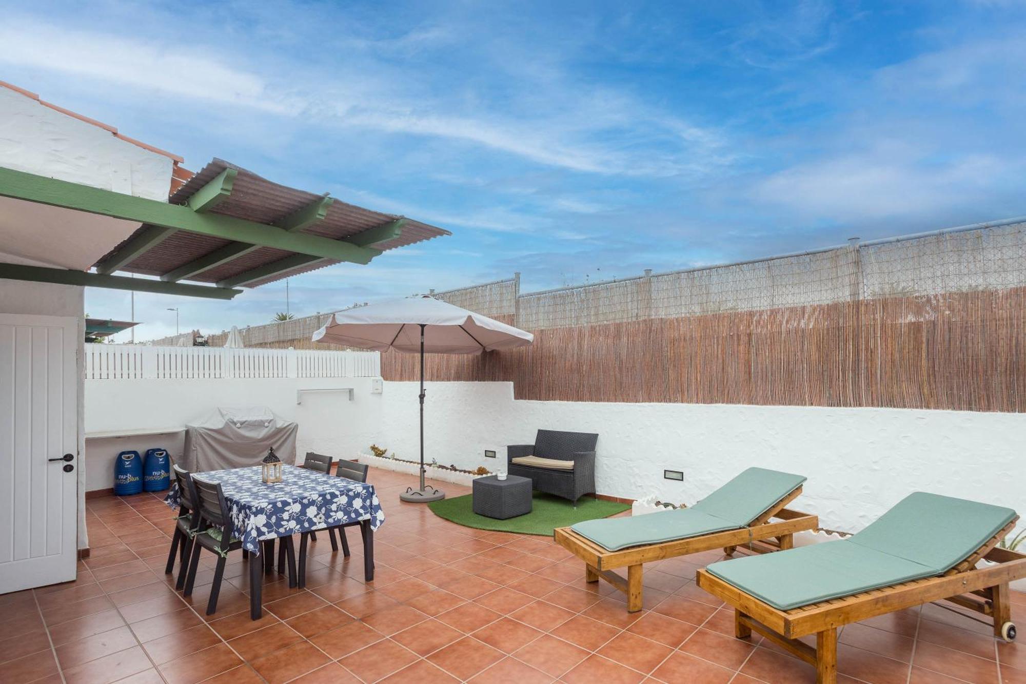 Private Chill-Out Terrace Bungalow - Pool San Bartolomé Ngoại thất bức ảnh