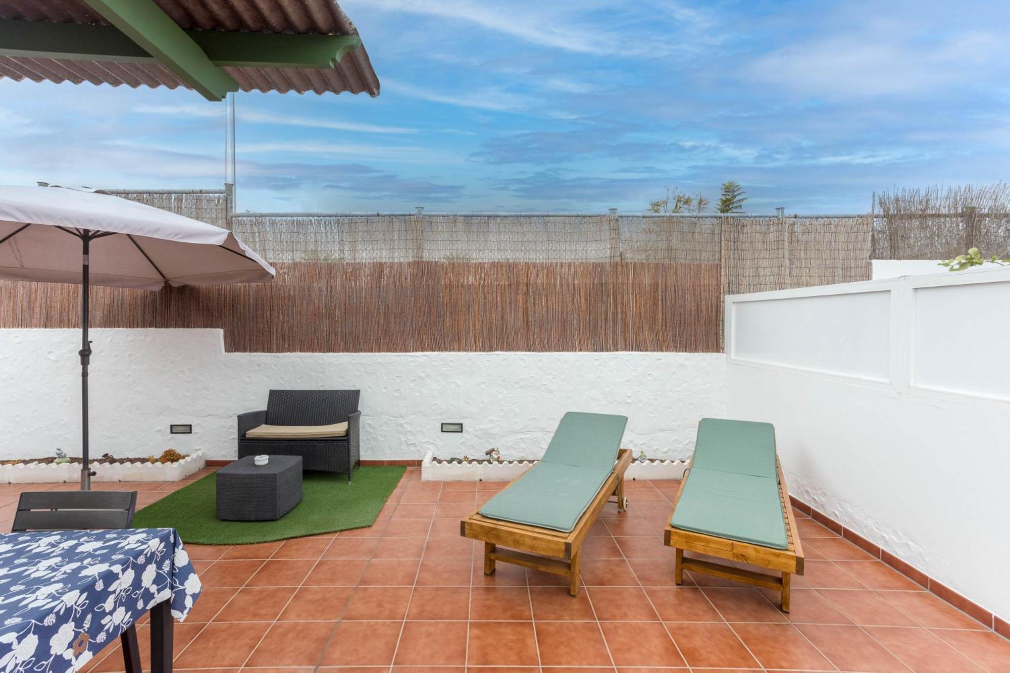 Private Chill-Out Terrace Bungalow - Pool San Bartolomé Ngoại thất bức ảnh